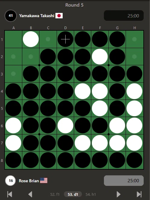2025年黑白棋世锦赛参赛记④&⑤