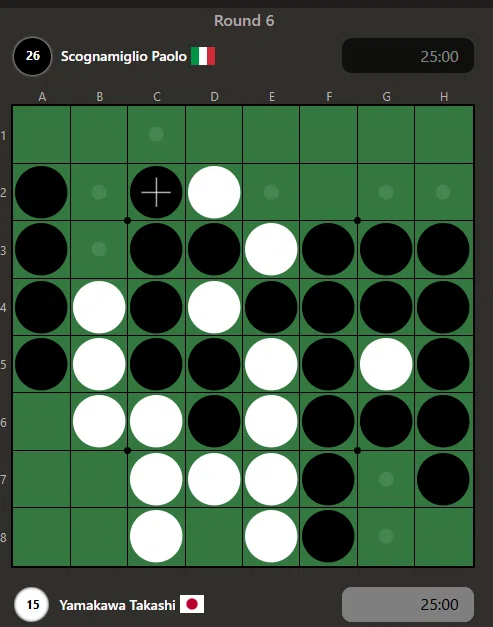 2025年黑白棋世锦赛参赛记⑥ 2025年黑白棋世锦赛参赛记⑥