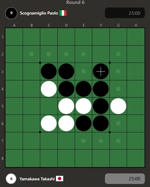 2025年黑白棋世锦赛参赛记⑥ 2025年黑白棋世锦赛参赛记⑥